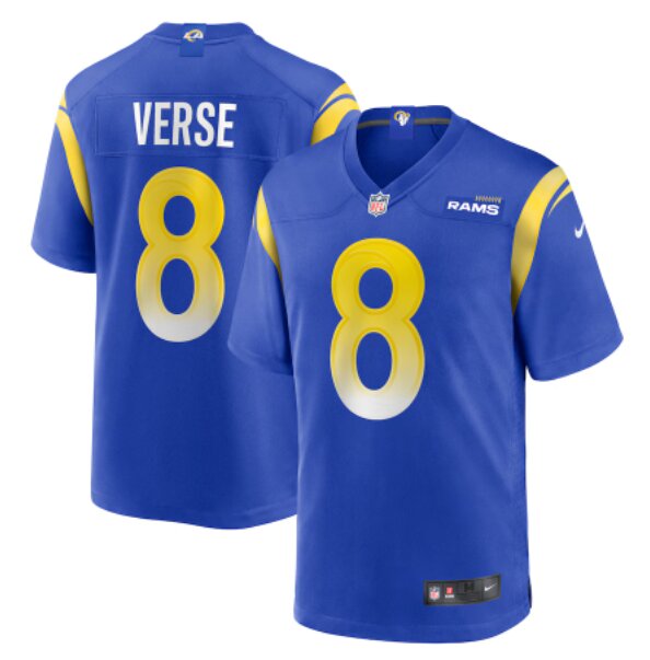 Men Los Angeles Rams #8 Verse blue 2024 Nike Limited NFL Jersey